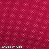 Tecido Patchwork Círculo Ref 326003 Cor 1598 Pink-Poá Branco 0,48x1,46mts