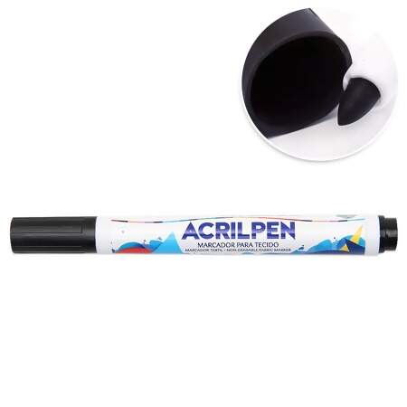 Caneta para Tecido Acrilpen Acrilex Ref.4412