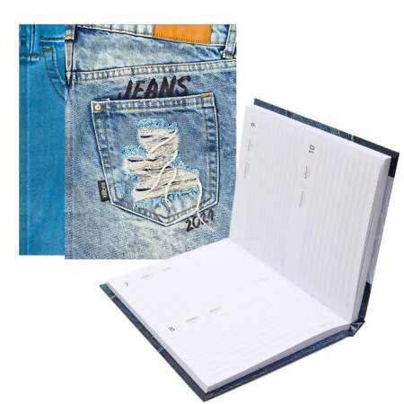 Agenda 2024 Costurada Tilibra Jeans M4
