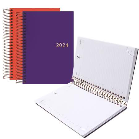 Agenda 2024 Executiva Espiral Tilibra Napoli Cores M5