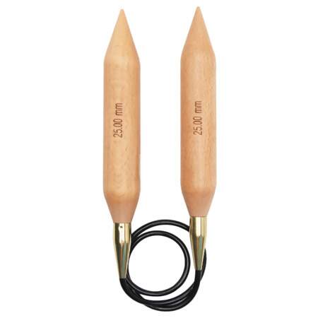 Agulha Circular Fixa Jumbo Madeira Knitpro 80cm