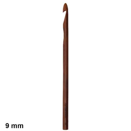 Agulha de Crochê Madeira Pragentemiuda