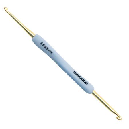 Agulha de Crochê Ponta Dupla Soft Emborrachada Circulo