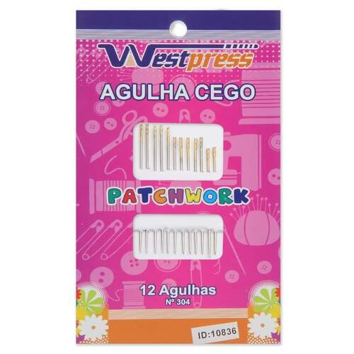 Agulha de Mão para Cego Westpress N.304 com 12 Und