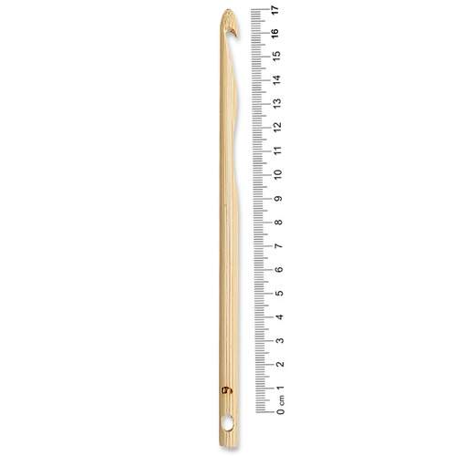 Agulha Knooking de Bambu Pragentemuida 17cm