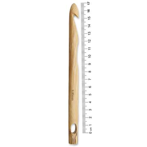 Agulha Knooking de Bambu Pragentemuida 17cm