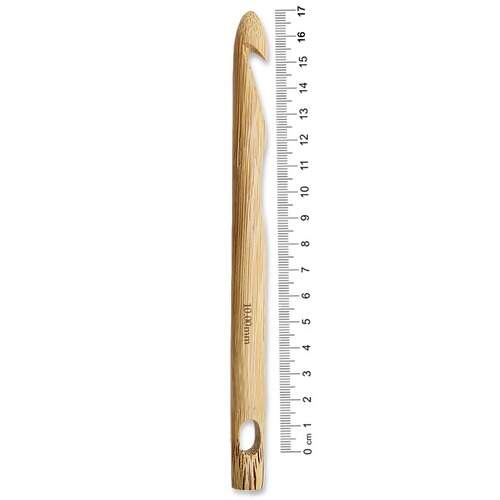 Agulha Knooking de Bambu Pragentemuida 17cm