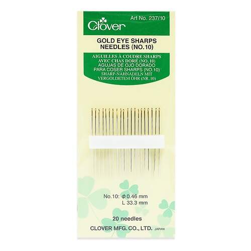 Agulha de Mão para Bordar Clover Ref.237/10 com 20 Und 