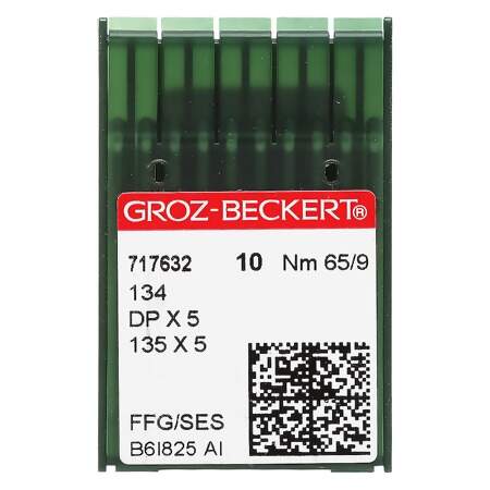 Agulha de Maquina Groz Beckert Cabo Grosso DP5-134 nº09 10und