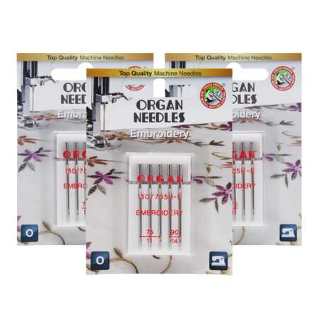 Agulha Organ Doméstica para Bordar 130/705H-E