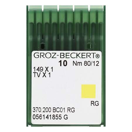 Agulha de Maquina Groz Beckert para Costura TV-1 nº12 Fechador env c/10und