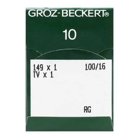 Agulha de Maquina Groz Beckert para Costura TV-1 nº16 Fechador env c/10und