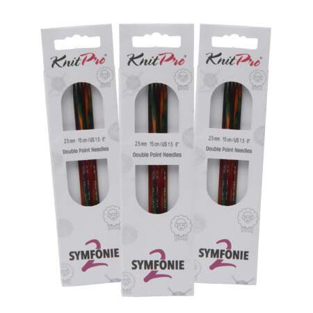 Agulha Ponta Dupla 15cm Symfonie 2 KnitPro 55022