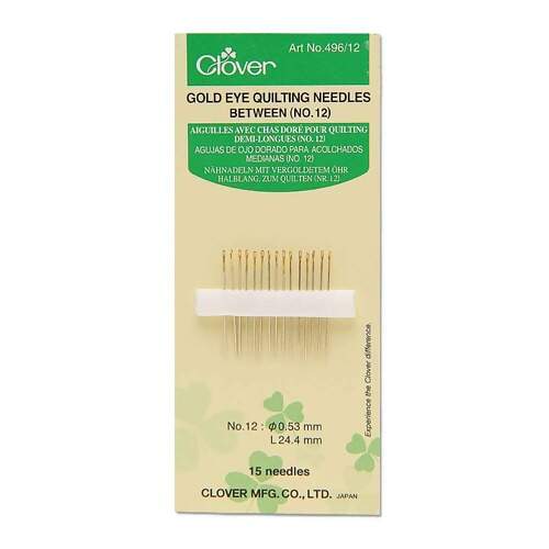 Agulha para Quilt nº 12 Clover Ref. 496/12