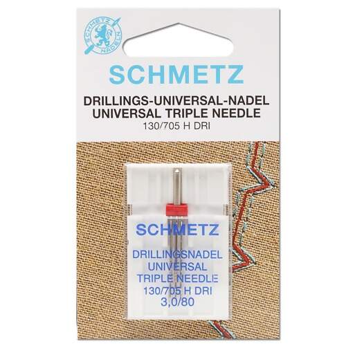 Agulha Schmetz Tripla H-DRI Nº 12 Ref 130/705