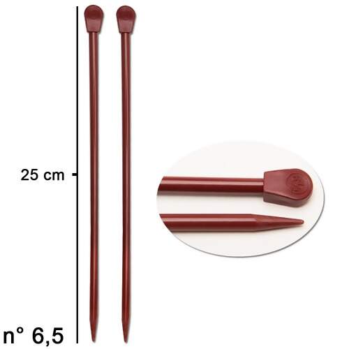 Agulha para Tricô Plástica Coats Corrente 25 cm