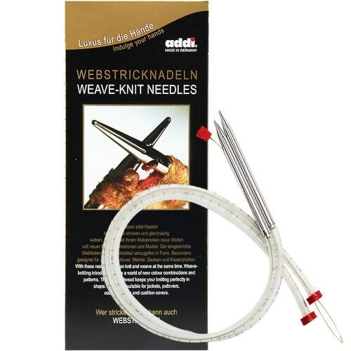 Agulha Tricô e Tecelagem ADDI Webstri. Weave-Knit Needles AD-310-2