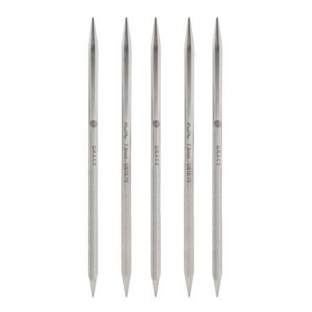 Agulha de Tricô Ponta Dupla The Mindful Collection 15cm com 5 Und