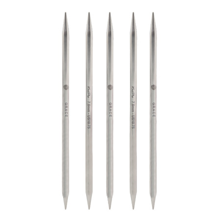 Agulha de Tricô Ponta Dupla The Mindful Collection 20cm com 5 Und