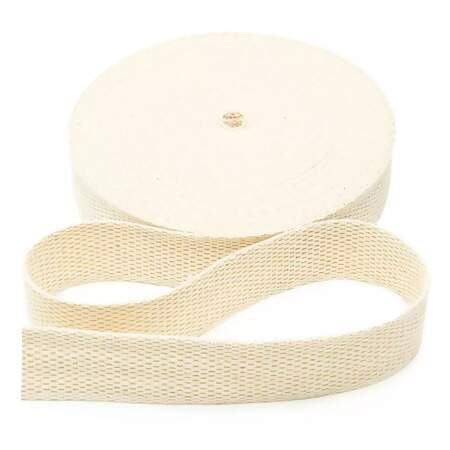 Alça de Bolsa Marwan de Algodão MW435 35mm Cru com 20mts
