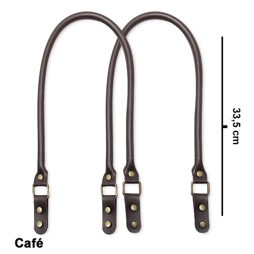 Alça de Bolsa com Prendedor Ref.106 G 72cm Par