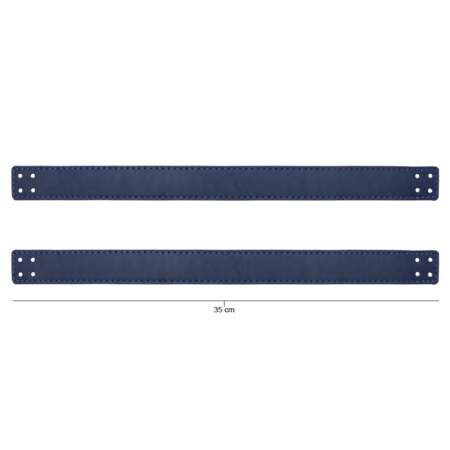 Alça de Cesto em Couro Simples G 182-S 35cm Par