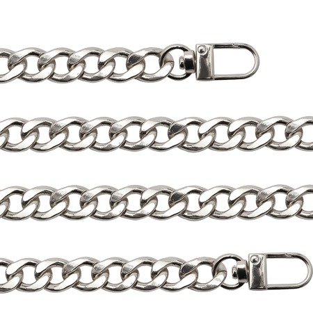 Alça de Bolsa Metal Circulo Corrente Grossa G 120cm