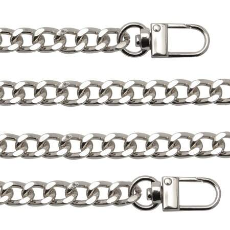 Alça de Bolsa Metal Circulo Corrente Fina P 120cm