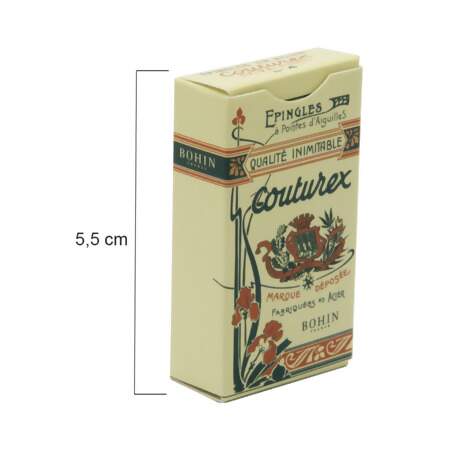 Alfinete Extra Fino Bohin Vintage N.4 com 200 Und