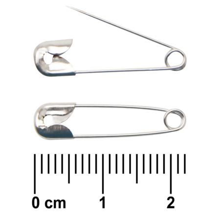 Alfinete de Segurança Prata com 100 Und