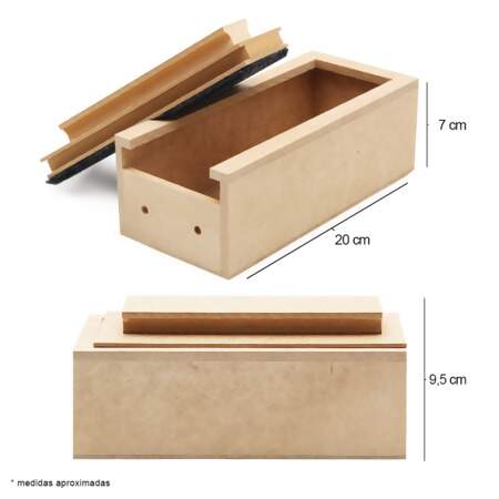 Apagador Simples em MDF Ref.175 20x9,5cm