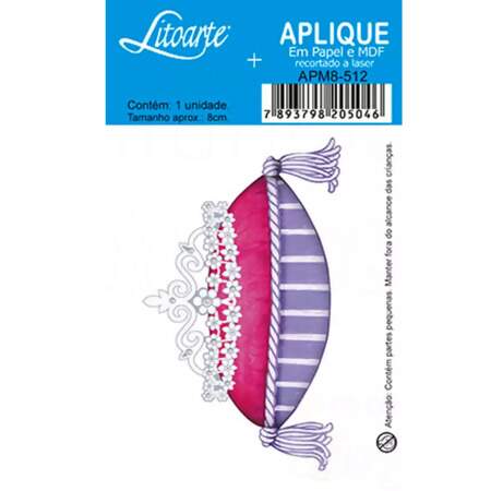 Aplique em Papel e MDF APM8 Litoarte Modelos II 