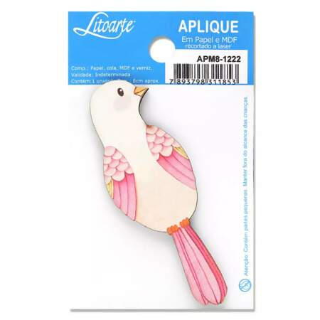 Aplique em Papel e MDF APM8 Litoarte Modelos II