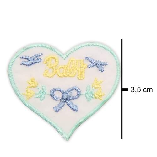 Aplicação Termocolante Stambord Coração Baby com 03 Und