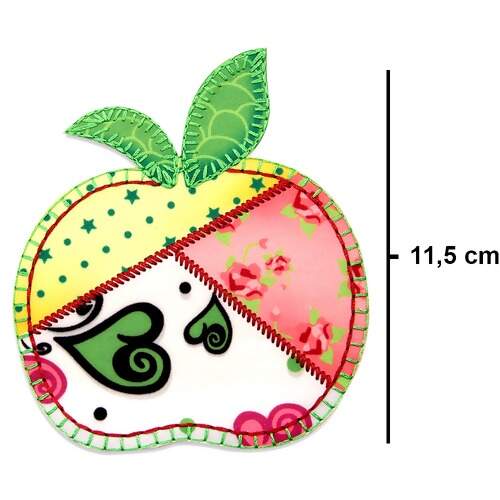 Aplicação Termocolante Stambord Maça Grande Verde JBT-6568 com 03 Und