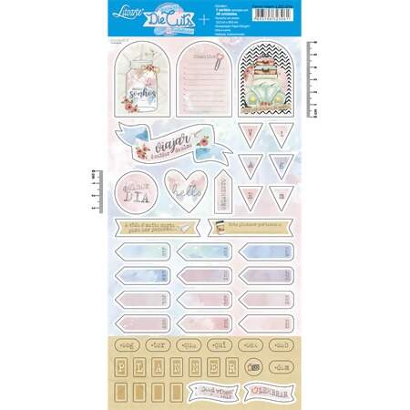 Apliques Recortados Die Cuts Litoarte LDC 15,2x29,5cm