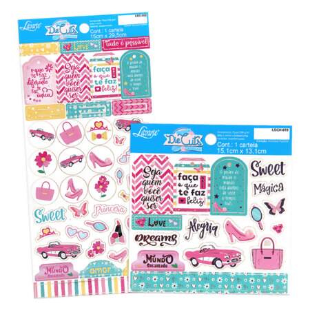 Apliques Recortados Die Cuts Litoarte Aventura Fashion Barbie