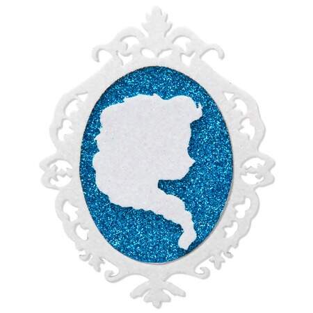 Aplique de EVA com Glitter Tag Princesa Frozen 1646 com 05 Und