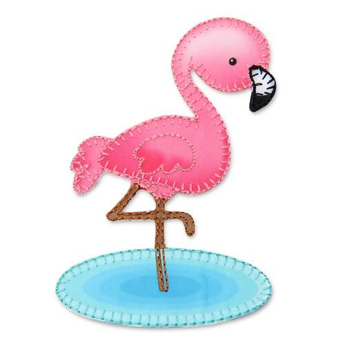 Aplicação Termocolante Stambord Flamingo Patch JBT-2072 com 03 Und