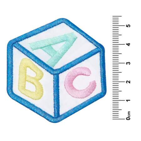 Aplicação Termocolante Stambord Dado ABC com 03 Und