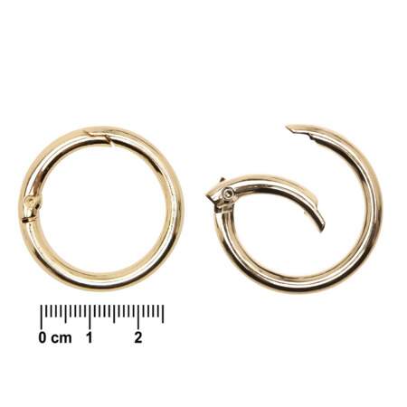 Argola Articulada Circulo 25mm com 06 Und