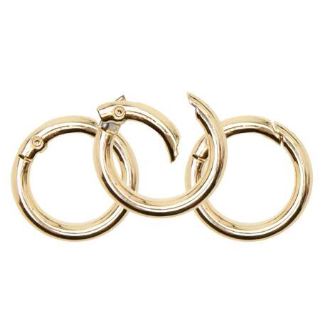 Argola Articulada Dourada 24mm com 06 Und