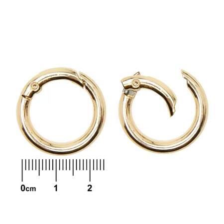 Argola Articulada Dourada 24mm com 06 Und