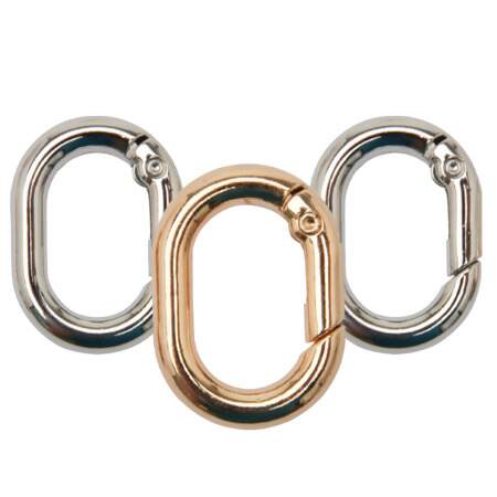 Argola Articulada Oval Circulo 29mm 500186