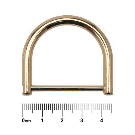 Argola Metal 45mm Dourada Círculo com 6 und