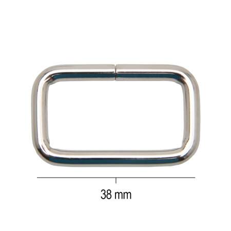 Argola Retangular Circulo 38mm 473138 com 06 Und