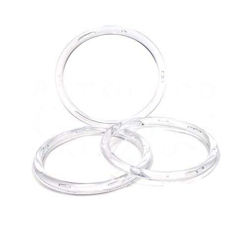 Argola Ritas Plástica 75mm com 36 Und