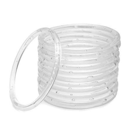 Argola Ritas Plástica 120mm com 12 Und