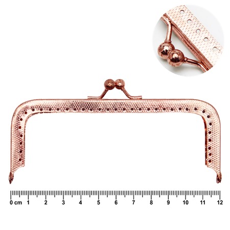 Armação da Vovó Retangular com Furos 12 x 5cm