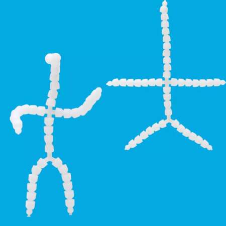 Articulação para Amigurumi 21cm Branco